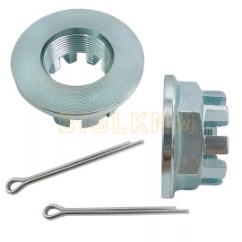 JINFANNIBI Rear Wheel Axle Nuts w/ Pin For Honda ATV Rancher 350 400 420 #90304-HM7-000