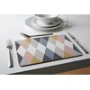 Premier Housewares Cirque Placemats - Set of 4, Grey, H2