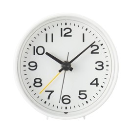 MUJI Analog Alarm Clock MJ-AC2 12046738 White W 3.6 x H 7.8 cm