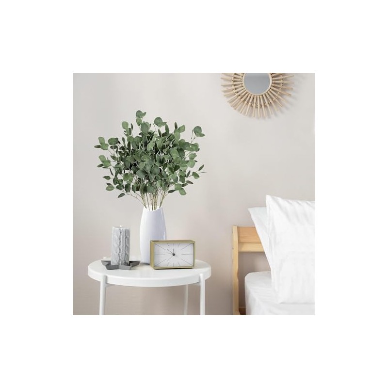 Hojas de Eucalipto Artificial para 6 Piezas, Decoración de Casa,Ramas