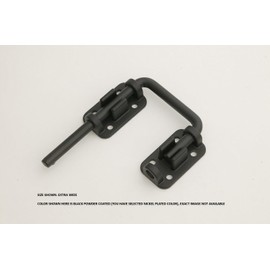 Patio Door Latch - Safe and Secure Drop-in Lock for Your Sliding Glass Doors, Patio Door Security Latch (Made in The USA) (Extra Wide, Nickel Plated)