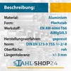 Stahl-Shop24 Aluminium Flat Profile 12 x 3 mm 1500 mm