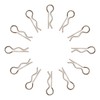 Rchobbytop 100PCS/Pack Body Clips Universal Shell Fixing R Pins for