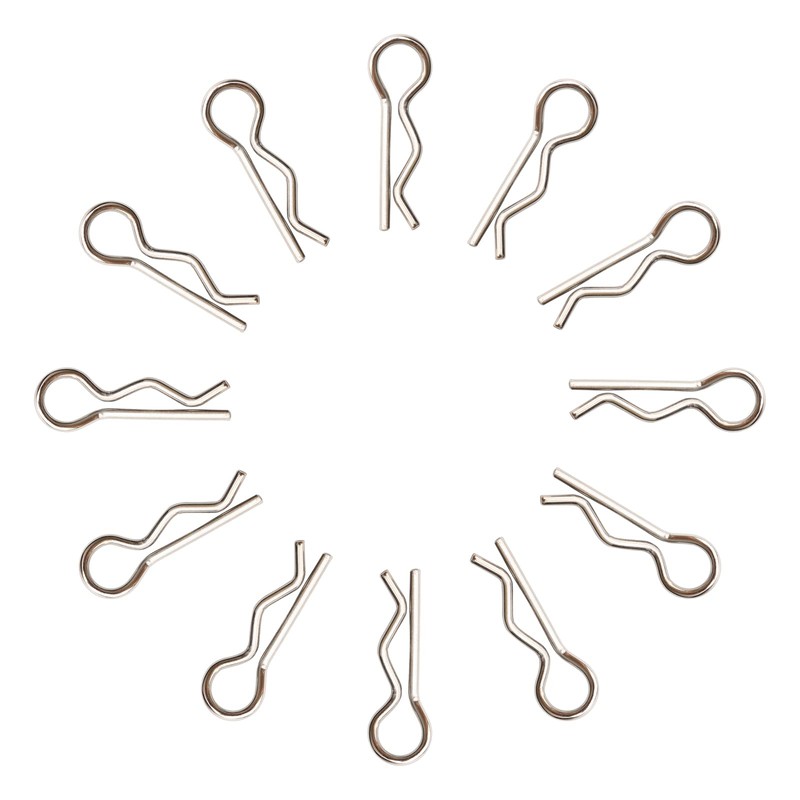Rchobbytop 100PCS/Pack Body Clips Universal Shell Fixing R Pins for