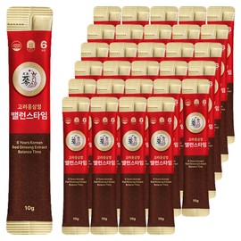 Pungnyeonbogam 6-year-old Korean red ginseng extract Balance Time, 10g, 200 pieces / 풍년보감 6년근 고려홍삼정 밸런스타임, 10g, 200개