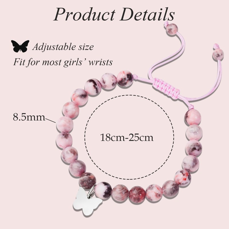 MISUMOR 7-16 Year Old Birthday Gifts for Girls, Natural Stone