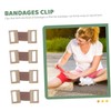 CATIEBYE 50pcs Elastic Bandage Clips - Metal Bandage Wrap Clips