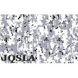 Digital Snow Camouflage Premium Vinyl Car Wrap Decal Film Sheet Air Channel Release Technology + Free Tool Kit (12" x 60" / 1FT x 5FT)