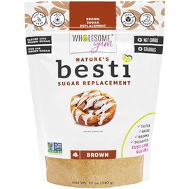 Besti Natural Brown Sugar Substitute – Zero Calorie, Zero Carb, 12 oz