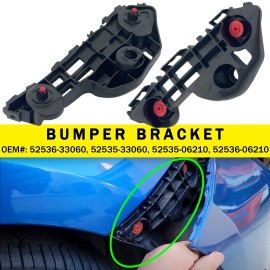 FQR New Front Bumper Support Bracket Set Left & Right For 2018-2021 Toyota Camry