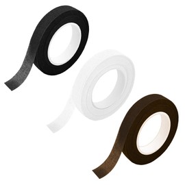 Flora Tape, 3 Rolls, Set of 3 Colors, Artificial Flower Tape, Flower Arrangement Kit, Flower Making, Making Tape, For Florists, Bouquets, Stems, DIY, Crafts, Materials, Flower Materials, Accessories,