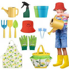 Garden Tools Set 13 PCS Children's Gardening Tool Kits Garden Lovers Gift Tools Stainless Steel Multi Functional Gardening Set