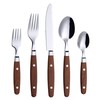 ANNOVA Silverware Set Stainless Steel Cutlery Color Handle With Rivet/Retro