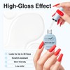 MEFA MEET FASHION Glossy and Matte Gel Top Coat Set,