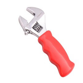 Donext CR-V Monkey Wrench, 9.8 inches (250 mm), Scale Included, Rubber Mat, Adjustable