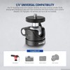 NEEWER BASIC Mini Ball Head, Portable Tripod Head Camera Adapter