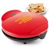Elite Gourmet 11" Cheesy Quesadilla Maker, 2-Position Locking Latch For