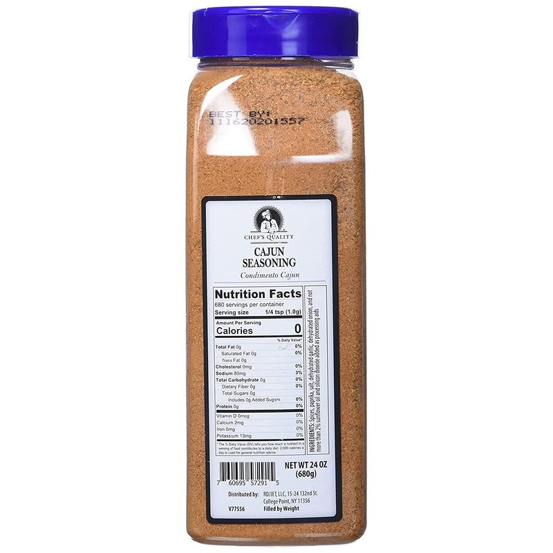 Chefs Quality Cajun Seasoning 24 OZ
