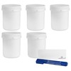MARKESYSTEM – White Jar 1 Litre with Disc and Safety