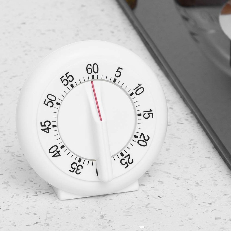 Nikou Kitchen Timer, Mechanical Timer 60 Minutes Count Down Alarm