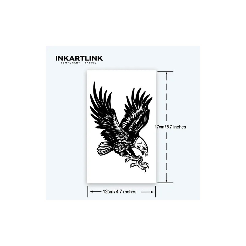 Tatuaje Tech, 2 Hojas De Tatuaje Semipermanente Extra Grande