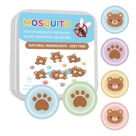 Mosquito Repellent Plant Essential Oil Bursting Bead, Up to 72 Hour of Protection, Insect Bite Plant Essential Oil Pop up Pouch