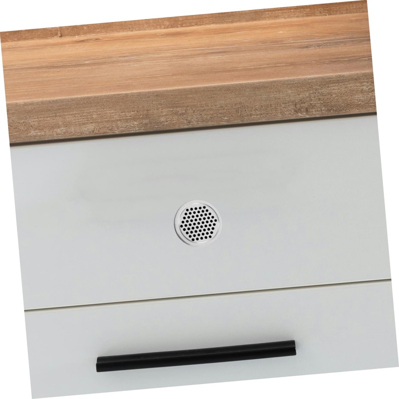 TEHAUX 6pcs Stainless Steel Round Air Vent Covers for Wardrobe