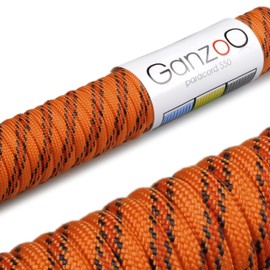 Ganzoo Paracord 550 Rope for Bracelet, Lead, Collar, Nylon/Polyester Rope, 30 Metres, Multicoloured