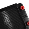 Nicear Water Cooling Radiator, 18 Tube Thread Aluminum Water Cooling