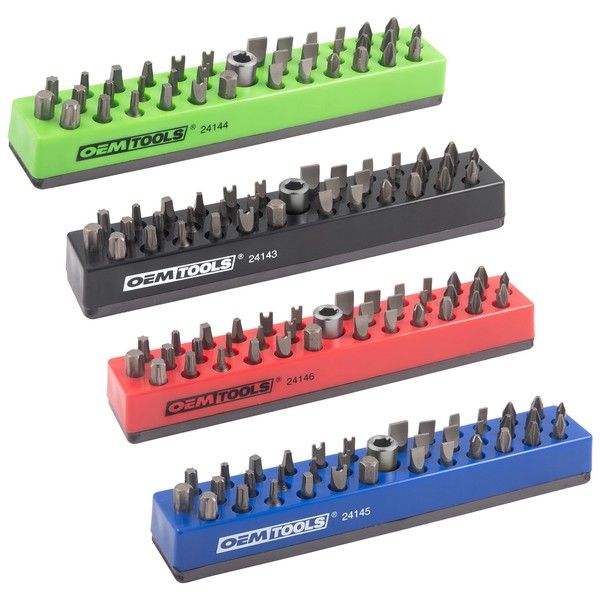OEMTOOLS 24142 36 Piece Magnetic Hex Bit Holder Set, 4