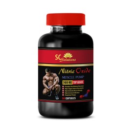 SKIN CARE SOLUTION Nitric oxide booster - NITRIC OXIDE 2400mg - Oxygen supplement - 1 Bottle
