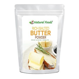 Z Natural Foods Rich Salted Butter Powder- Gluten Free- Non GMO- Hormone Free-Baking Butter- 1 lb