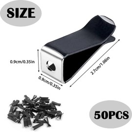 Pack of 50 Square Head Car Vent Clip Car Air Vent Clips Car Air Freshener Clips Car Air Fresh Clips Car Ventilation Clip Car Vent Clips for Office