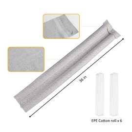 VISEMAN 36 Inch Under Door Stopper-Door Noise Blocker, Double Sided Door Stopper, Machine-Washable