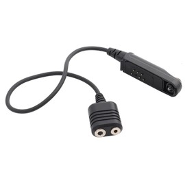 V-9R PLUS Walkie Talkie Audio Cable Adapter for K Interface 2Pin Headset Port