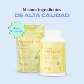 Cápsulas De Omega 3 Aceite de salmón concentrado 130 Cápsulas B-fit Sabor Sin sabor