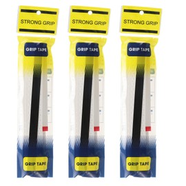 PATIKIL Tennis Racket Grip Tape 3 Pack PU Racket Overgrips Anti-Slip Absorbent Perforated Handle Grips with Damping Ridges for Badminton Pickle Ball Fishing Rod White