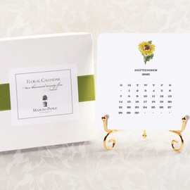 Calendar with Easel (Floral Calendar)