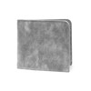 AfitLulu Men's Small Fashionable PU Leather Wallet Men's Retro Wallet