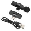 Wireless Lavalier Microphone Intelligent Noise Cut Automatic Pairing Compact Microphone