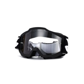 OLYSPM Motocross Goggles, MTB Goggles with Double Layer Sponge Cushion and UV Protection Lenses, Anti-Fog Motorcycle Goggles for Cycling, Skiing, Climbing