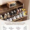 Nicetree Shoe Cabinet with 2 Flip Drawers, Freestanding Shoe Organizer