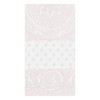 Caspari Jacquard Linen Paper Linen Guest Towel Napkins in White