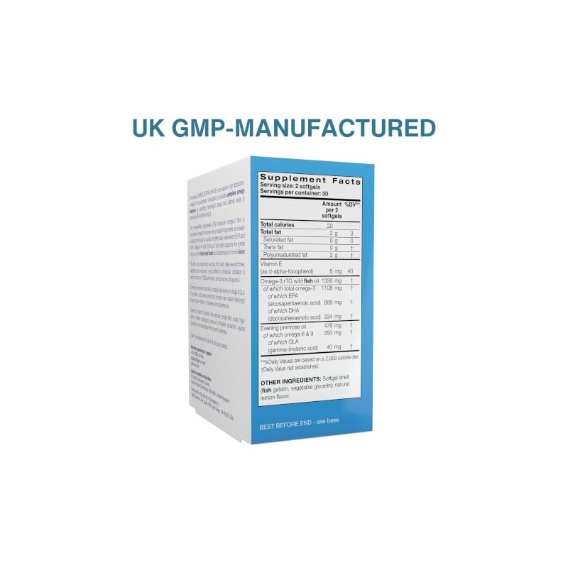 Pharmepa MAINTAIN EPA DHA Omega-3 Fish Oil & D3, 750/250