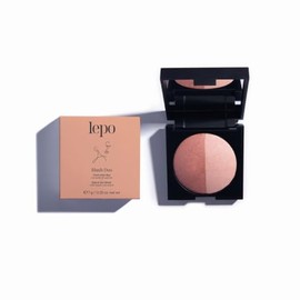 LEPO Blush Duo, blush with organic corn starch, a natural colour chord for a radiant complexion