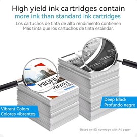 Paquete combinado de cartuchos de tinta 64XL para HP Ink 64, compatible con HP64XLBlack color combo pack, funciona con Envy Photo 7855, 7858, 7155, 62