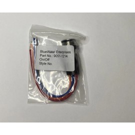 BlueWater 22MM Electronic Push Button LED Switch ON/OFF Marine