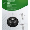 4 Pack AM125172 Plastic Deck Gauge Wheel Kit Compatible with