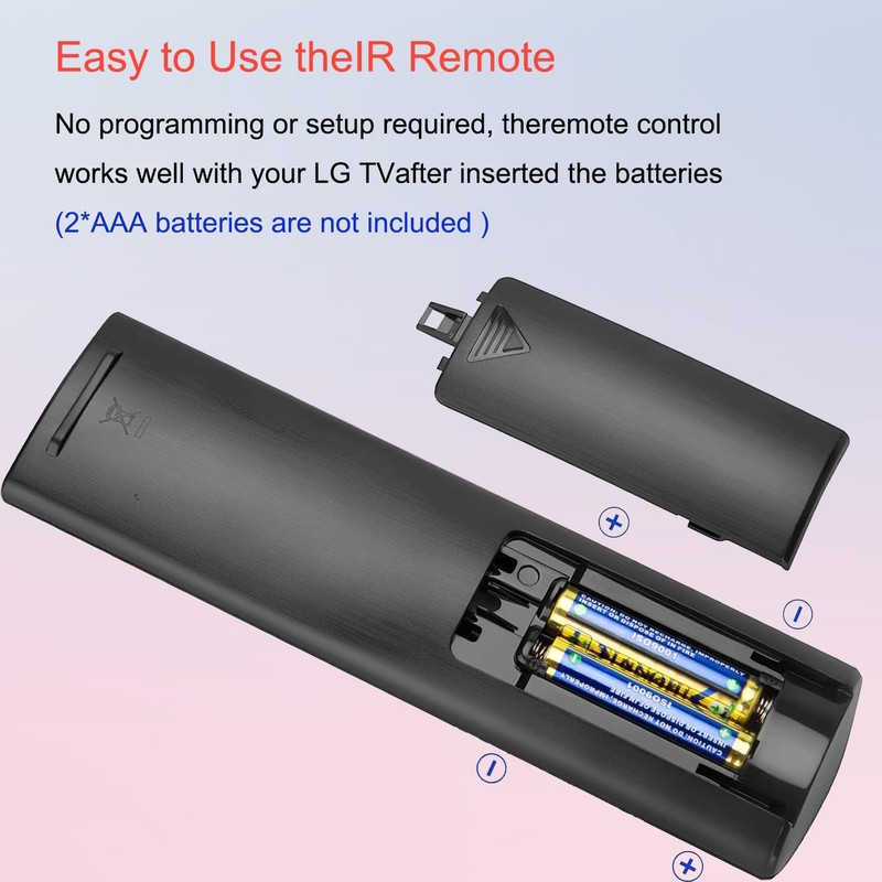 (Pack of 2) Universal Remote for All LG Smart TV,