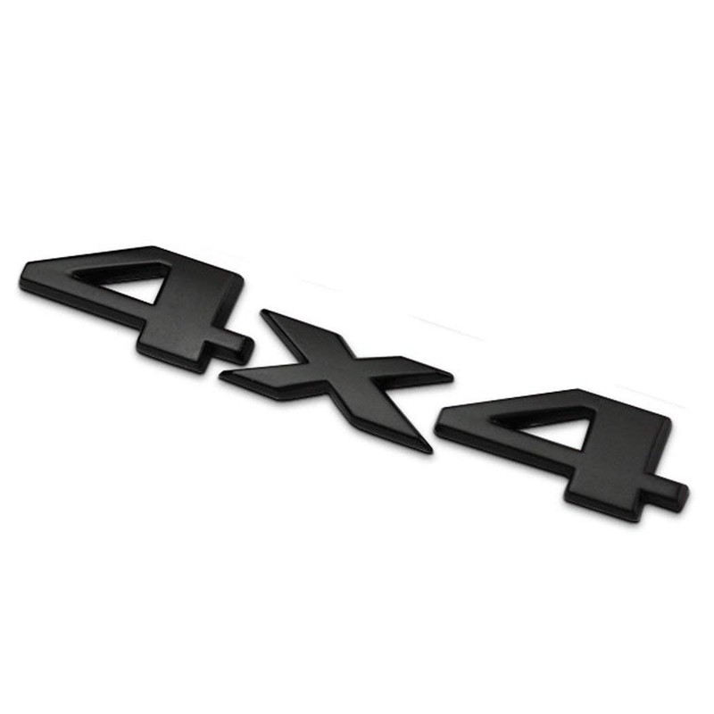 2 Pack 4x4 Emblem Badge Nameplate 3D Car Sticker Decal